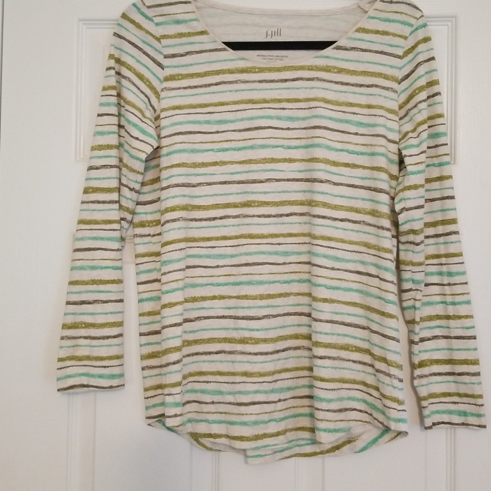J. Jill Perfect Puma striped shirt